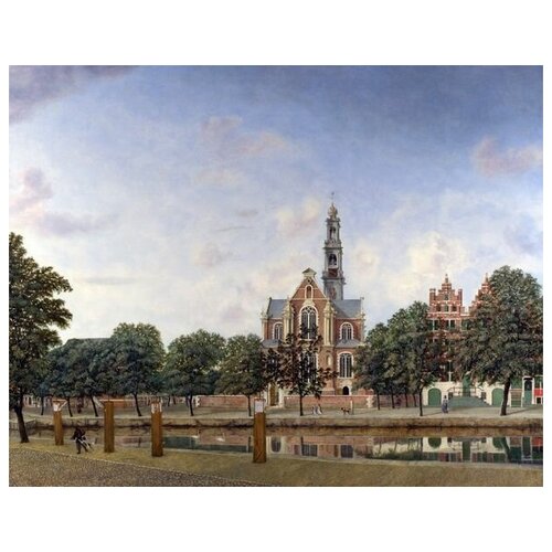      ,  (View of the Westerkerk, Amsterdam)     51. x 40. 1750