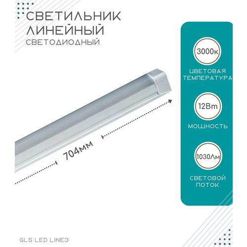    GLS LED Line 3, 704 , 12, 220V, 3000,   ,  ,  990