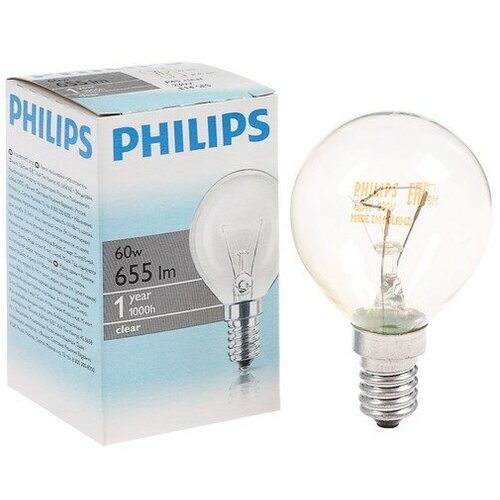  Philips Stan P45 CL 1CT/10X10, E14, 60 , 230  36