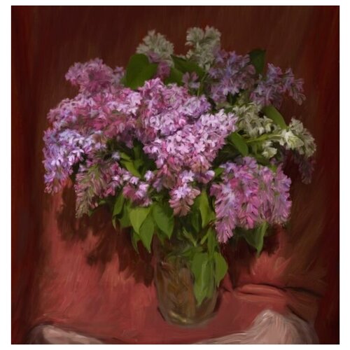      (Lilac Bouquet) 40. x 41. 1500