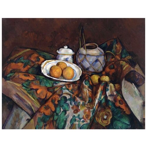       ,    (Still Life with Ginger Jar, Sugar Bowl, and Oranges)   39. x 30. 1210