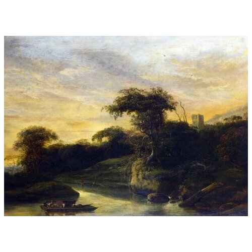          (A Landscape with a River at the Foot of a Hill)    41. x 30. 1260
