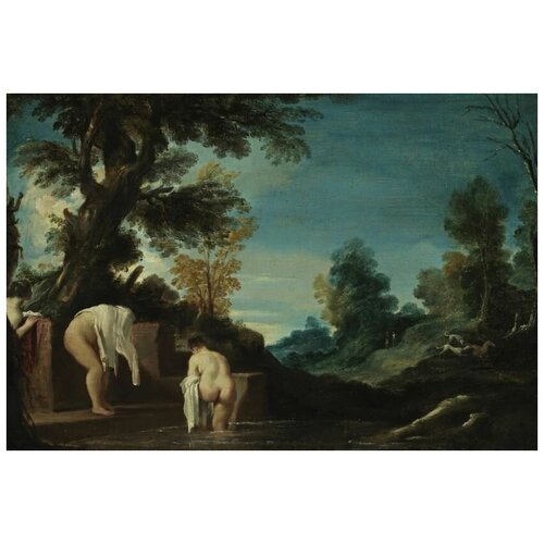       (1621) (Landscape with Bathing Women)  74. x 50. 2650