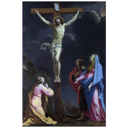      (Christ on the Cross with the Virgin and Saints)   30. x 45. 1340