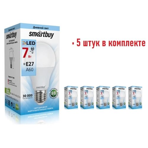   Smartbuy E27 7 (SBL-A60-07-40K-E27-N) ,  5 . 493