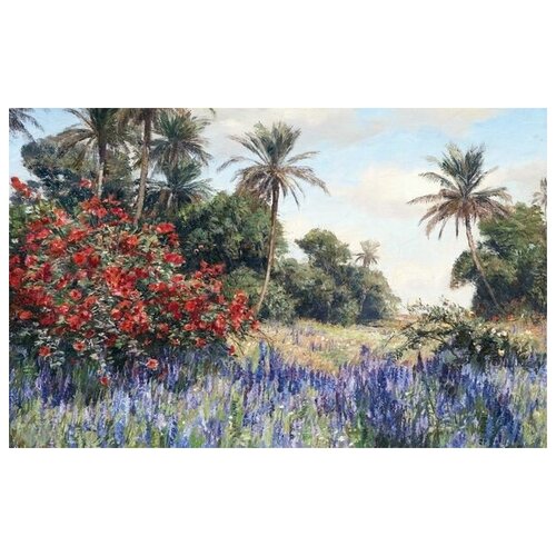       (Landscape with Lavender)   47. x 30. 1390