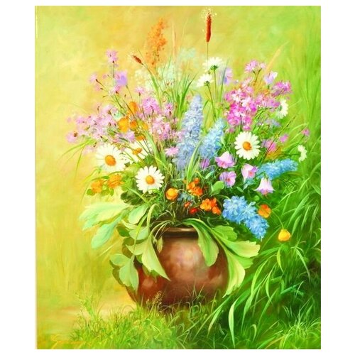       (Flowers in a vase) 6   50. x 60. 2260