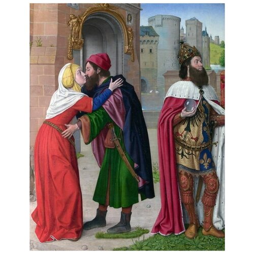           (Charlemagne and the Meeting at the Golden Gate) - 50. x 63. 2360