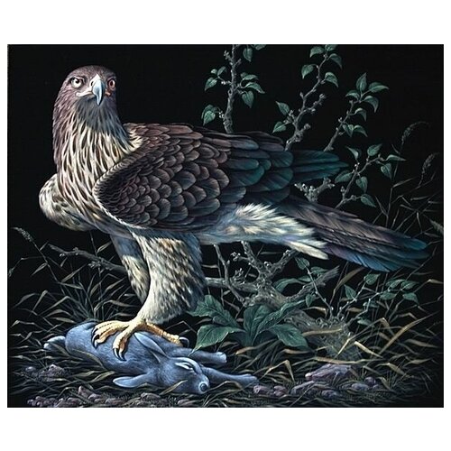       (Hawk and Rabbit) 48. x 40. 1680