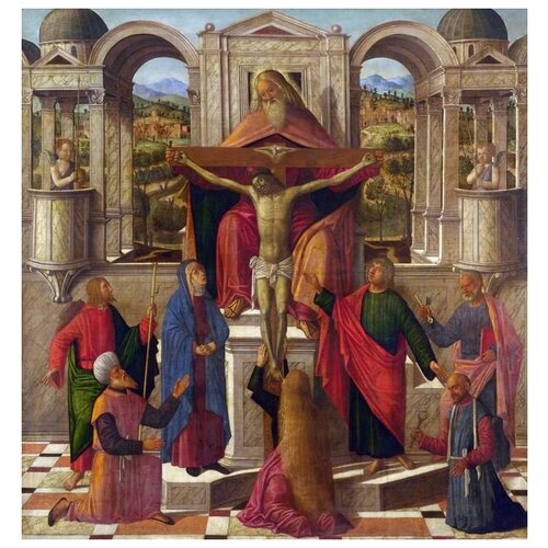      (Symbolic Representation of the Crucifixion)   60. x 63. 2670