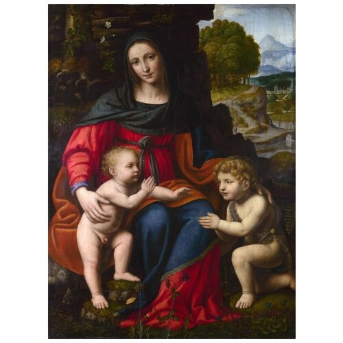          (The Virgin and Child with Saint John)   50. x 68. 2480