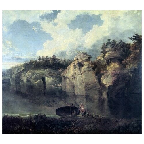       (Two Views of Plompton Rocks) Ҹ  67. x 60. 2810