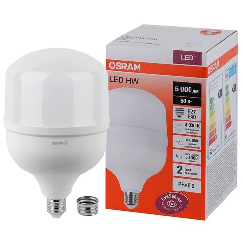  Osram LED  50W 4000 230V E27+E40 5000 IP20 LED HW  ,  1 1000