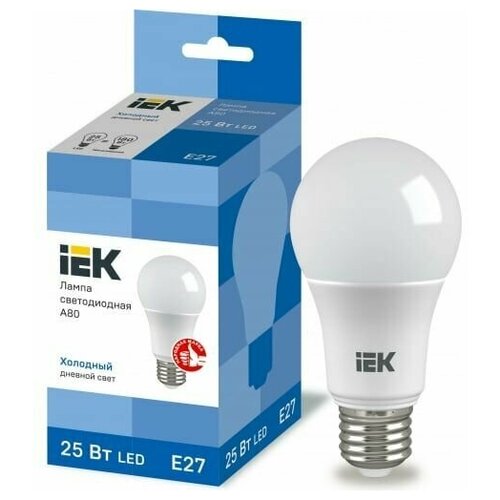   E27, 25 , 230 , , 6500 ,   , IEK, A80, LED 955