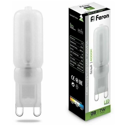   Feron LB-431 G9 7W 4000K 25756. 10    1780