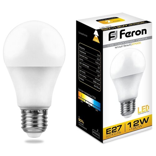    E27 12W 2700K Feron LB-93 (175165) 10 . 1160