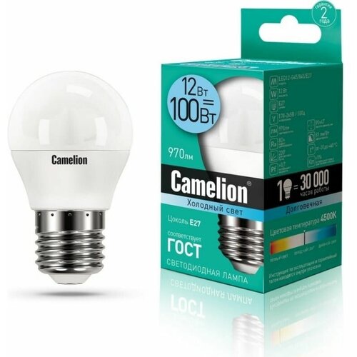 LED   12 27 4500 ( ) - LED12-G45/845/E27 (Camelion) ( 13696 ) 200