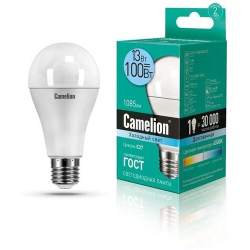    LED13-A60/845/E27 13  4500 . E27 1085 220-240 Camelion 12046 (90.),  12185  CAMELION