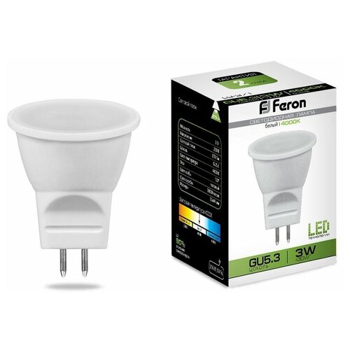   LED 3 230 G5.3 MR11  (LB-271 6LED) 25552 FERON 179