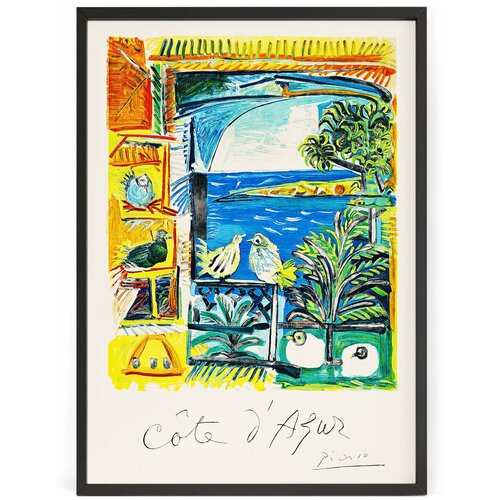      Cote D'Azur  Pablo Picasso 1962  90 x 60    1690