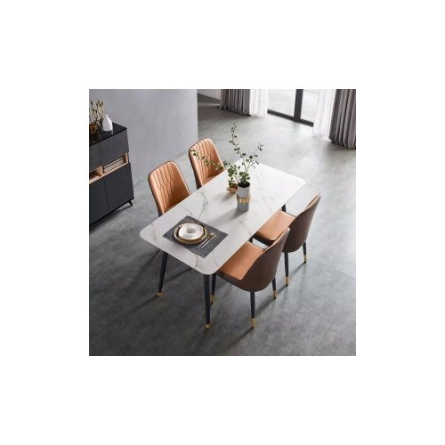     1.4   4  Xiaomi Linsy Light Luxury Table and Four Chairs White&Black (JI1R-A+LS073S4-A) 73920