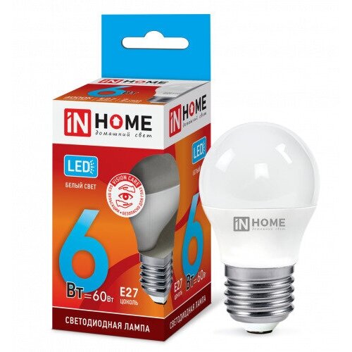 ����� ������������ LED-���-VC 6�� 230� �27 4000� 540�� IN HOME (5 ����) (���. 4690612020532) 459�