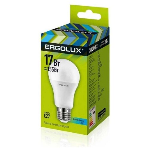 ����� ������������ Ergolux LED-A60-17W-E27-4K,��� 152�