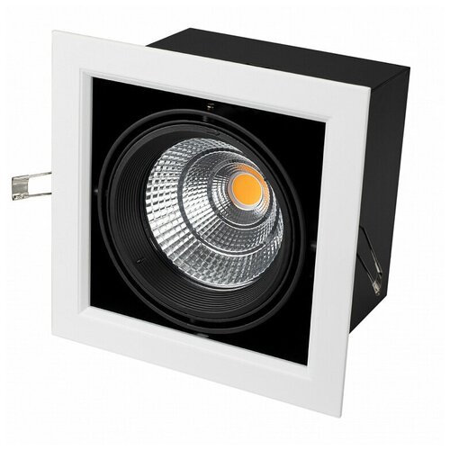 Arlight  CL-KARDAN-S190x190-25W Warm3000 (WH-BK, 30 deg) 7701