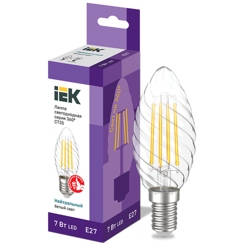 Iek   LLF-CT35-7-230-40-E27-CL  LED CT35  . 7 230 4000 E27  360 200