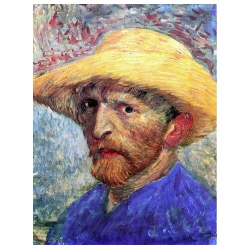       3 (Self-Portrait with Straw Hat 3)    30. x 39. 1210
