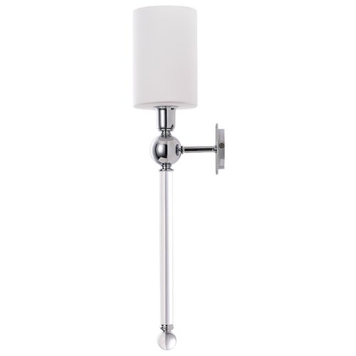   Crystal Lux MIRABELLA AP1 CHROME/WHITE,  7900  Crystal Lux