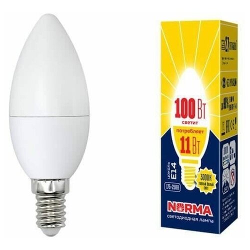 ����� ������������ E14 11W 3000K ������� LED-C37-11W/WW/E14/FR/NR UL-00003812 357�