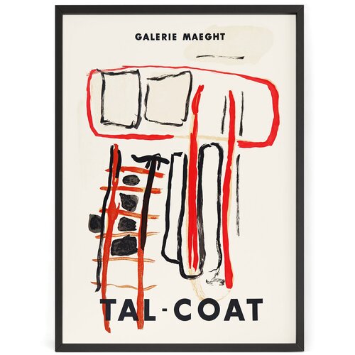 -     - (Tal-Coat) -  1956  70 x 50    1250