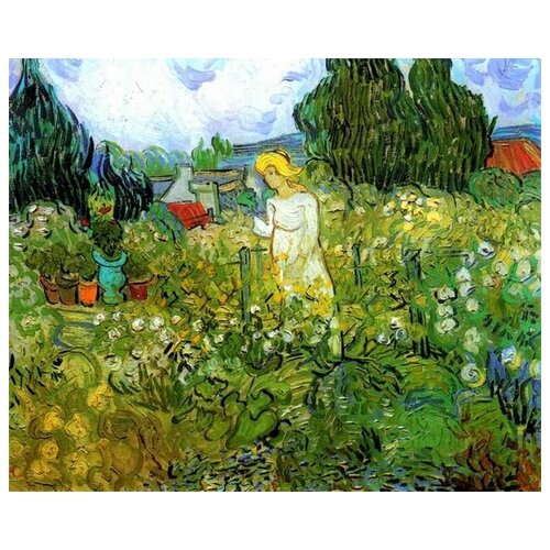        (Marguerite Gachet in the Garden)    49. x 40. 1700