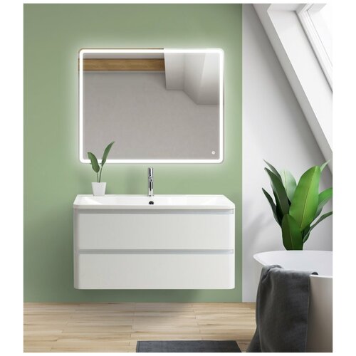     BelBagno ALBANO-900-2C-SO-BL 900x450x500 Bianco Lucido 31840