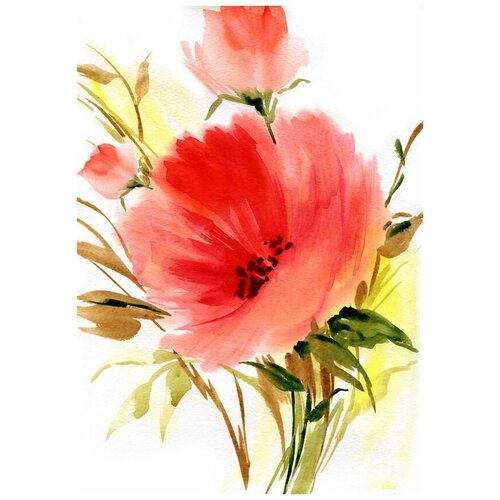       (Red flower) 1 50. x 71.,  2580   