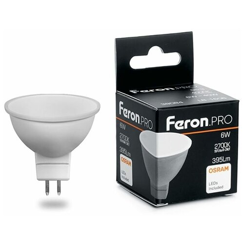 ����� ������������ LED 6�� 230� GU5.3 ������ Feron.PRO OSRAM 200�