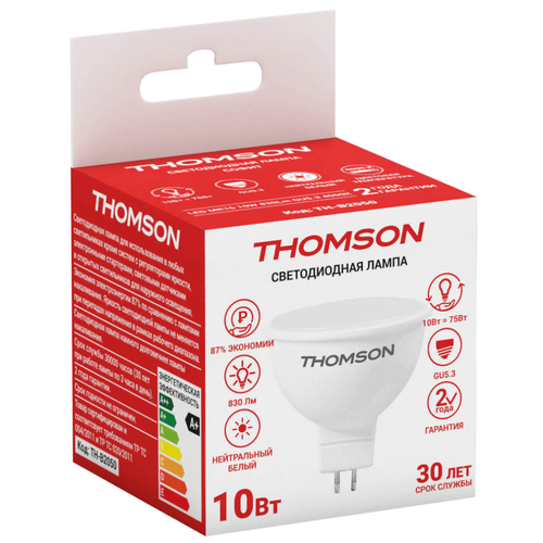 THOMSON LED MR16 10W 830Lm GU5.3 4000K TH-B2050 392