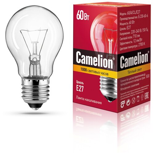    Camelion 60/A/CL/E27,  47  CAMELION