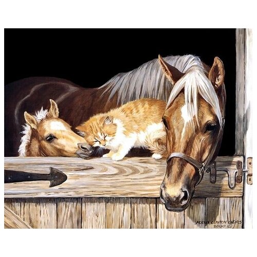        (Horse and Cat)   50. x 40.,  1710   