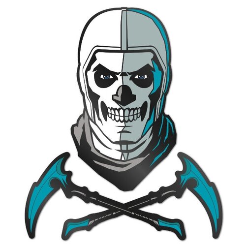 Значок Pin Kings Fortnite 1.3 Skull Trooper - набор из 2 шт 1250р