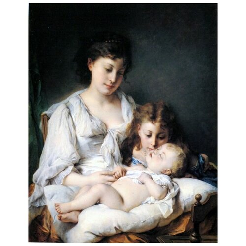        (The woman on the children) 30. x 38.,  1200   