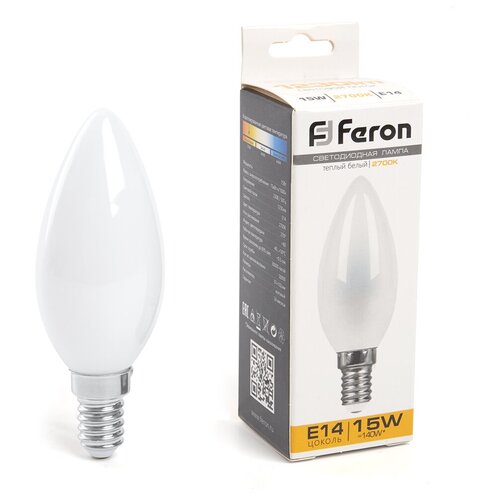  Feron  LB-717  E14 15W 2700K 38256 .,  578  Feron