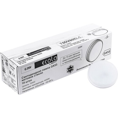   Ecola Light, GX53, 6 , 4200 K, 220 , 27x75 ,  (10 .) 918