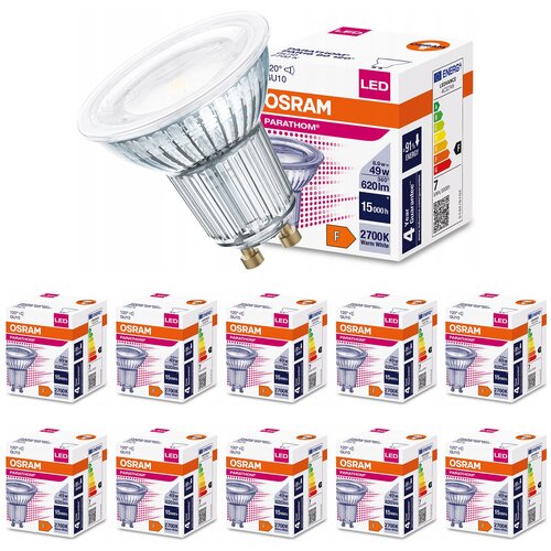 �������� ������������ OSRAM ����� PAR16 GU10 6,9�� 220� 620�� 2700� ������ �����, �������� 10�� 6517�