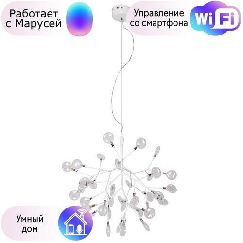 CRYSTAL LUX EVITA SP36 WHITE/TRANSPARENT-   51062