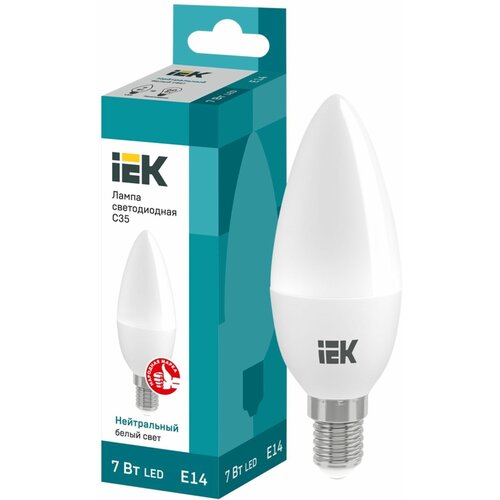  IEK LED C35, , 7, 230, 4000, E14 - 10 . 1718
