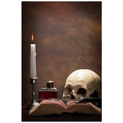       (Still Life with Skull) 50. x 75. 2690