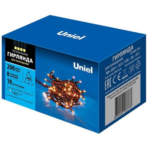 ����/���������� ������/�������� Uniel UDL-S1000-200/DGA MULTI IP20 MINI �������� � ������������, 10�. 200 �������� �����������. ������������ ����. ������ �������. TM Uniel. 348�