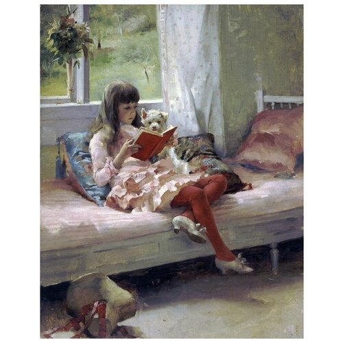       (Girl Reading a Book) 50. x 63. 2360